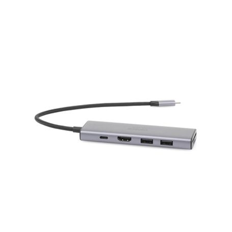 Hub Usbc Multifuncional   A  Hdmi 4k60hz / Hdcp2.2 / Hdr10/3d / 2 Puertos Usb3.0 / Lector De Tarjetas Sdtf (uso Simultáneo) / Us