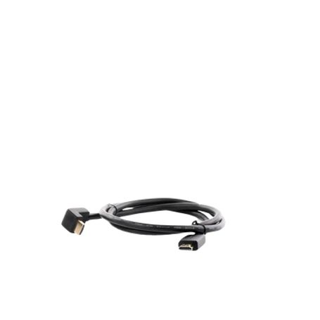 Cable Hdmi 2.0  En Angulo De 90°  / 1 M / 4k60hz / Hdr / 3d / Hec (canal Ethernet Hdmi) / Arc (canal De Retorno De Audio / Cec /