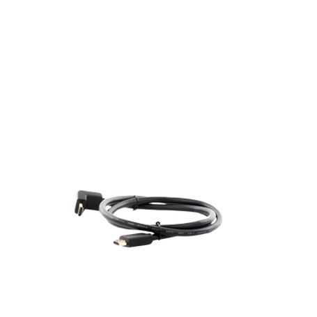 Cable Hdmi 2.0  En Angulo De 90°  / 1 M / 4k60hz / Hdr / 3d / Hec (canal Ethernet Hdmi) / Arc (canal De Retorno De Audio / Cec /