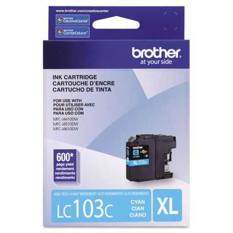 cartucho brother lc103c