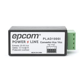 2 en 1 convertidor de energia 24 vca a 12 vcc ca a cd y filtro contra ruido para cámaras  voltaje de entrada 2030 vca  salida 1