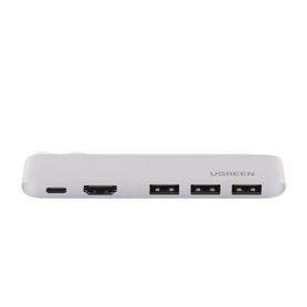 hub usbc thunderbolt 3 5 en 2  1 puerto hdmi 4k  3 puertos usb30  usb c pd 100w  transferencia de video y datos  multifuncional