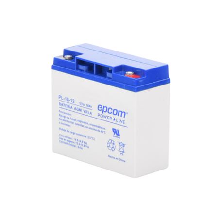 Bateria 12 Vcc / 18 Ah / Ul / Tecnologia Agmvrla / Para Uso En Equipo Electrónico Alarmas De Intrusión / Incendio/ Control De Ac