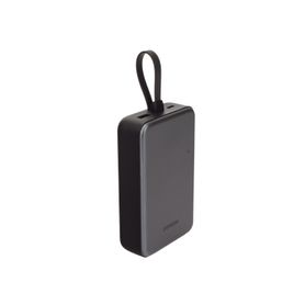 power bank portatil  20000mah 74wh  30w  con cable usbc incorporado  2 salidas 225w  pantalla inteligente  multiple proteccion 