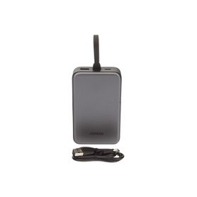 power bank portatil  20000mah 74wh  30w  con cable usbc incorporado  2 salidas 225w  pantalla inteligente  multiple proteccion 