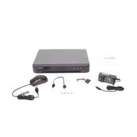 dvr 8 canales turbohd  4 canales ip  5 megapixel  3k lite  acusense evita falsas alarmas  audio por coaxitron  1 bahia de disco