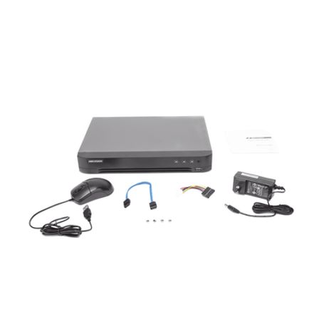 Dvr 8 Canales Turbohd  4 Canales Ip / 5 Megapixel  3k Lite / Acusense (evita Falsas Alarmas) / Audio Por Coaxitron / 1 Bahia De 