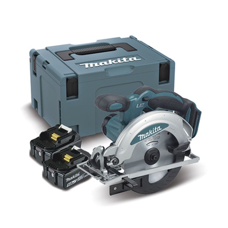 Sierra Circular Inalámbrica De 18v Diámetro De Disco 61/2in 3700 Rpm  Incluye 2 Baterias Liion De 3.0 Ah Cargador Y Maletin.