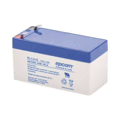 bateria 12 vcc  12 ah  ul  tecnologia agmvrla  para uso en equipo electrónico alarmas de intrusión  incendio control de acceso 