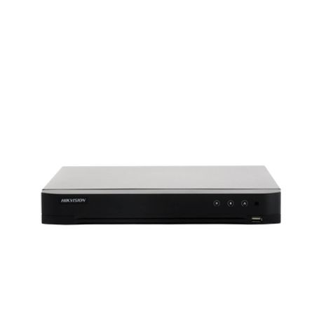 Dvr 16 Canales Turbohd  8 Canales Ip / 5 Megapixel Lite  3k Lite / Acusense (evita Falsas Alarmas) / Audio Por Coaxitron / 1 Bah
