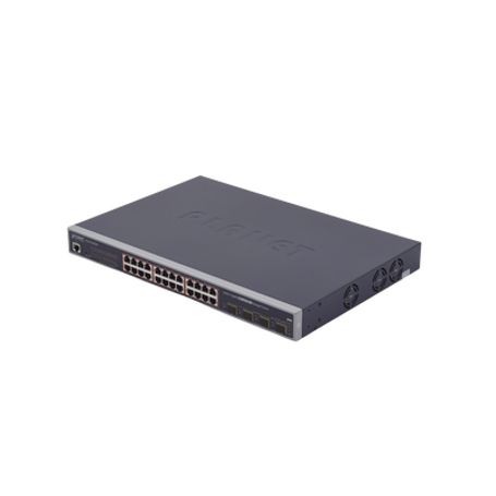 switch administrable l2 de 24 puertos 101001000t poe con 4 puertos combo tpsfp gigabit80150