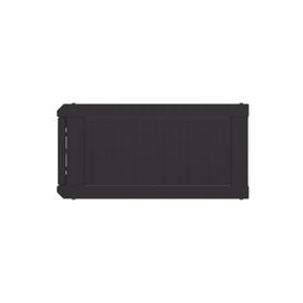gabinete de montaje en pared con puerta de cristal cuerpo fijo con rack de 19in 4ur color negro183144