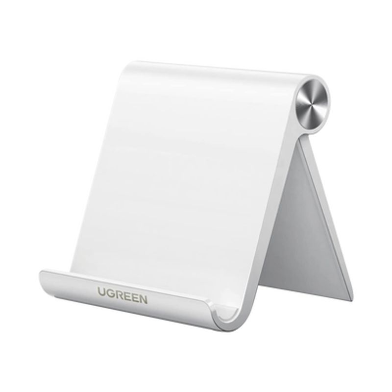 Soporte De Escritorio Para Telefono Celular / Ajustable De 0° A 100° / Goma Antiaranazos / Antideslizante / Amplia Compatibilida