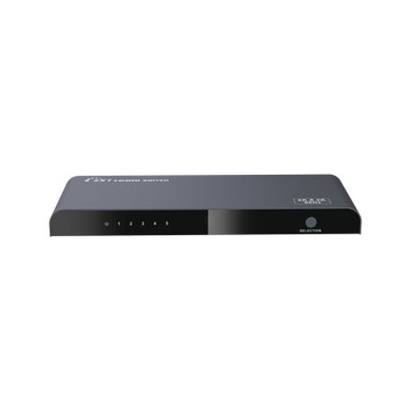 Switch Conmutador Hdmi De 5 Entradas A 1 Salida / 4k  60hz / Hdmi 2.0 / Hdcp 2.0 / Hdmi 3d / Soporta Audio Estándar Dsd (direct 