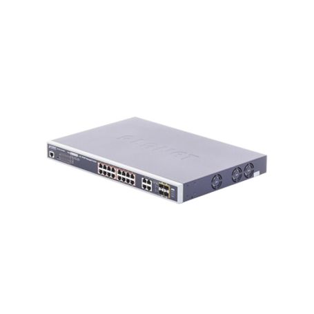 Switch Administrable 16 Puertos 10/100/1000 802.3at Poe 230w Y 4 Puertos Gigabittp/sfp Combo