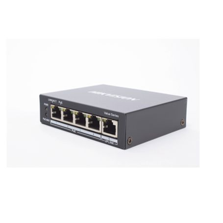 Switch Gigabit  Poe / No Administrable / 4 Puertos 1000 Mbps Poe / 1 Puerto 1000 Mbps Uplink / 35 Watts