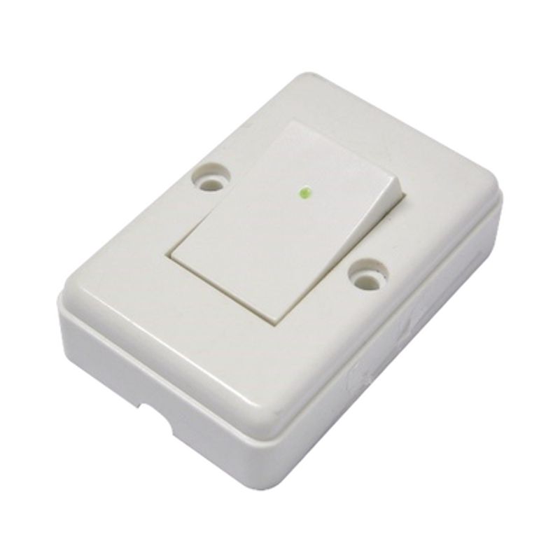 Apagador Sencillo Visible Para Sobreponer Cuadrado 6a 127v