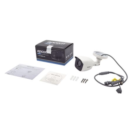 Bullet Turbohd 1 Megapixel (720p) / Metálica / Gran Angular 92° / Lente 2.8 Mm / Ir Exir Inteligente 20 Mts / Exterior Ip66 / 4 