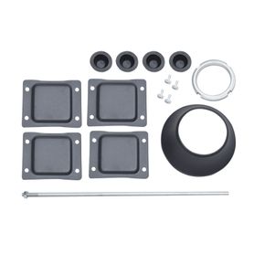 poste seccionado de 6 metros  especializado para la instalación de videovigilancia  incluye base de cimentación y brazo para cá