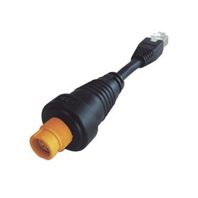 adaptador ethernet rj45  conector redondo amarillo  compatible con nso evo2 y zeus2