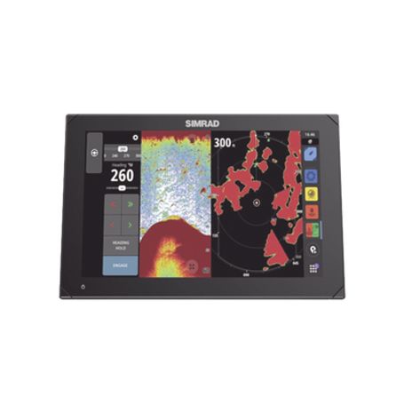 pantalla de navegación nsx de 12 pulgadas  solarmax ips hd  integración total con mercury  compatibilidad con radar halo  uso c