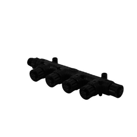 Conector Nmea 2000 De 4 Vias / Para Redes Microc / Baja Pérdida De Senal / Conexión De Hasta 4 Dispositivos