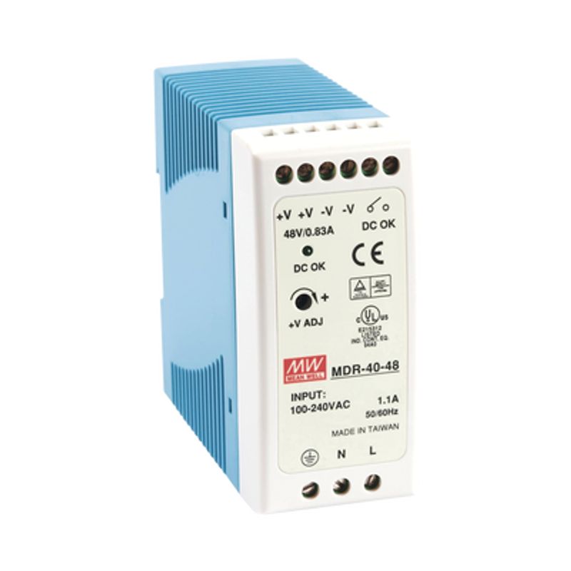 Fuente De Poder Industrial Riel Din 48vcc 40w