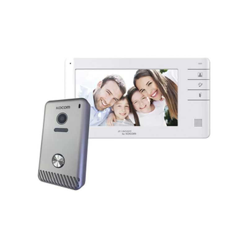 Videoportero A Color De 7 (monitor Y Frente De Calle)  Manos Libres/expandible A Un Total De  3 Monitores