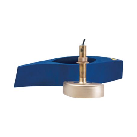 sensor de profundidad y temperatura b258  1 kw rms  frecuencias duales 50200 khz  rango de profundidad 500 m  bronce  instalaci