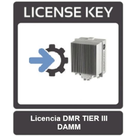 licencia protocolo dmr tier iii para estación base bs422 de damm