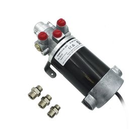 bomba hidráulica de engranajes pump4  12 v cc  reversible  caudal 30 lmin  desplazamiento cilindro 290960 cc  conexiones orb  c