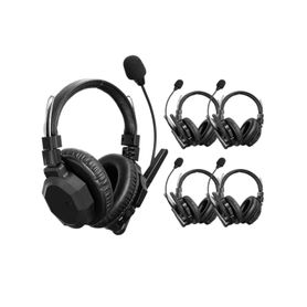 diadema de comunicación inalámbrica binaural  cancelación de ruido ia  comunicación distancia 500m  bluetooth  bateria 1050mah 