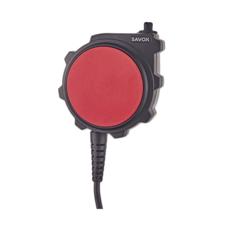 Unidad De Control Ptt Savox Cc440 / Compatible Con Radio De Dos Vias / Botón Ptt Extra Grande / Soporte Para Cascos Savox / Ip66