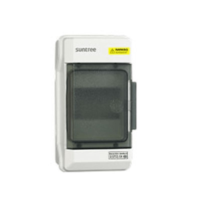 Gabinete Plástico Para Exterior Ip65 Para Riel Din 4 Espacios.
