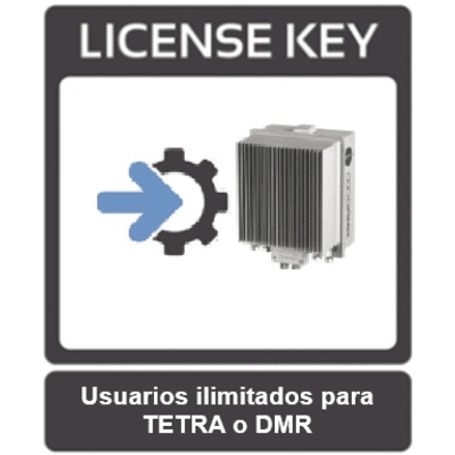 licencia para sistemas damm de usuarios ilimitados para protocolo tetra o dmr