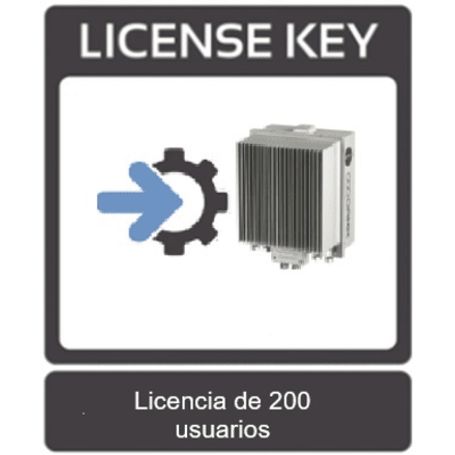 licencia de 200 usuarios para estación base bs422