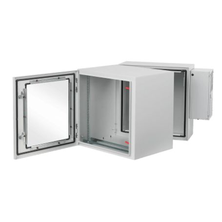 gabinete industrial protek de puerta con ventana con aire acondicionado de 800 btu protección nema tipo 412 ip66 ik10 abatible 