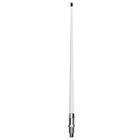 antena vhf marina de alto rendimiento  4 dbi  156163 mhz  altura 1100 mm  color blanco  conector so239