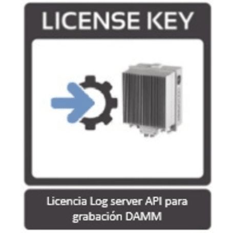 licencia log server api para software de grabación  damm