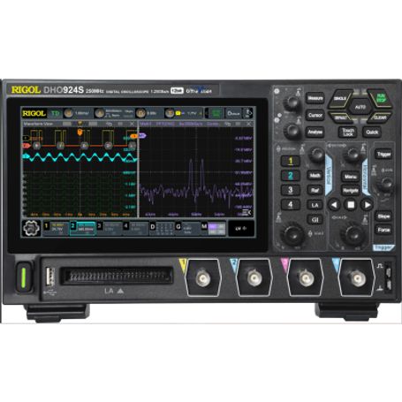 osciloscopio digital rigol de 4 canales análogos 250 mhz de ancho de banda análoga vel de muestreotiempo real de 125 gss con ge