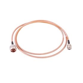 jumper de 150 cm fabricado con cable lp142 conector n y conector tnc en el otro extremo