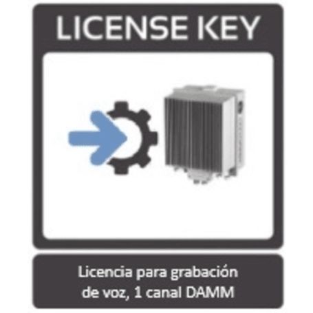 licencia adicional para grabación de voz 1 canal para sistema damm