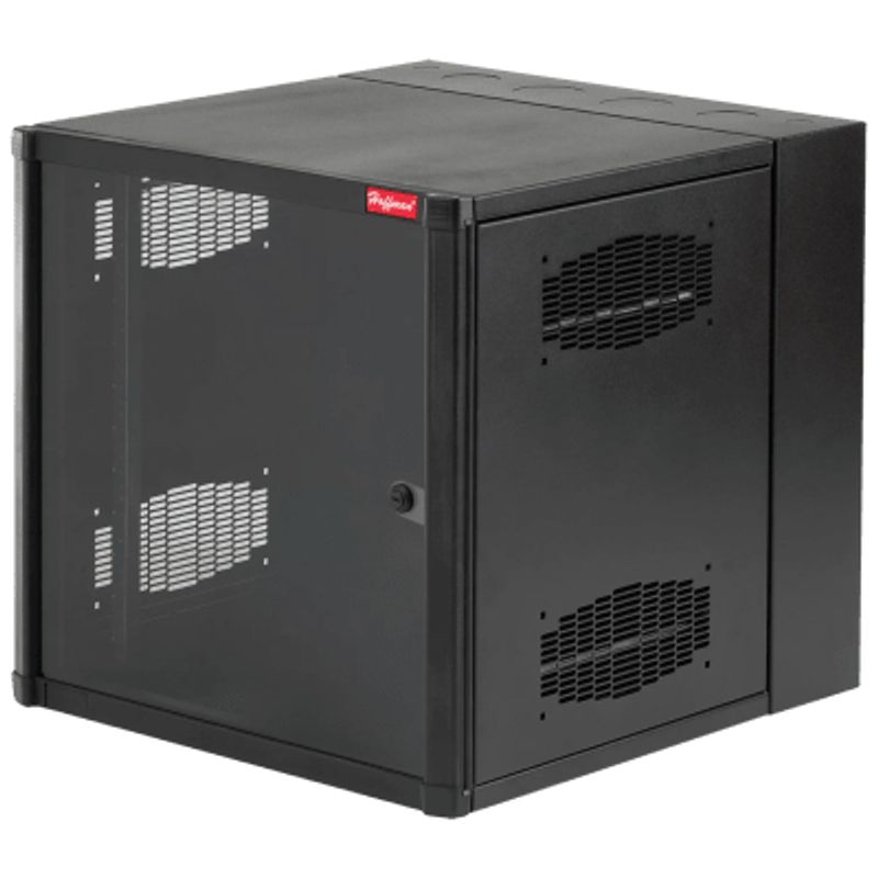 Gabinete Accessplus De Montaje En Pared De 19in Rieles Numerados Y Roscados 1032 Puerta Con Ventana De Seguridad 600 Mm De Ancho