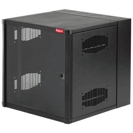 gabinete accessplus de montaje en pared de 19in rieles numerados y roscados 1032 puerta con ventana de seguridad 600 mm de anch