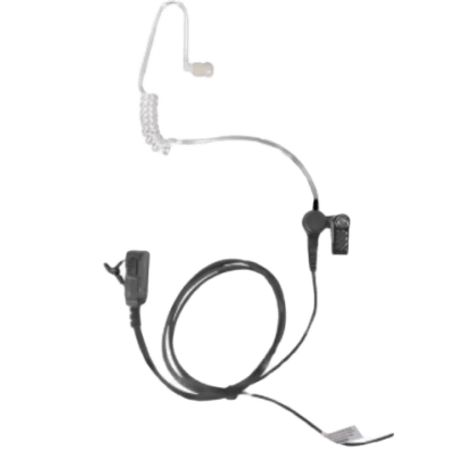 Micrófono Audifono De Solapa Para Radio Marino Txm52 / Tubo Acústico Transparente / 2 Cables / Audio Nitido En Transmisión Y Rec