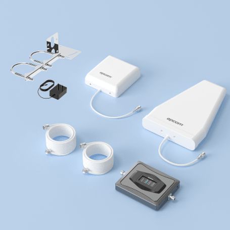 Kit Amplificador De Senal Celular 4g / Mejora Las Llamadas Convencionales Y Volte / Soporta Los Datos De Las Tecnologias 2g 3g Y