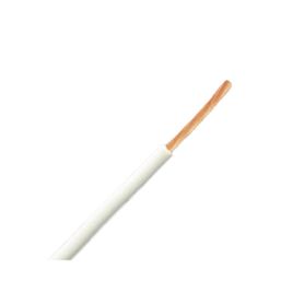bobina de 1000 pies de cable automotriz txl 12 awg color blanco  cobre desnudo estrandado 1925  aislante xlpe  50v  temp 51°c a