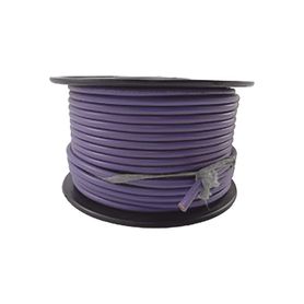 cable marino primario 12 awg  100 pies  color púrpura  chaqueta pvc resistente a llama  cobre estanado clase k