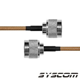 cable coaxial rg142u de 30 cms con conectores n macho a n macho