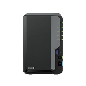 nas diskstation ds225  2 bahias  intel celeron j4125  2 gb ddr4  hasta 40 tb  puertos 1gbe y 25gbe  usb 32 gen 1  compatible co